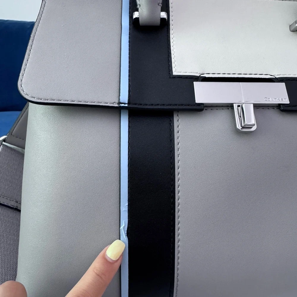 Calvin Klein Becky Turnlock‎ Convertible Satchel